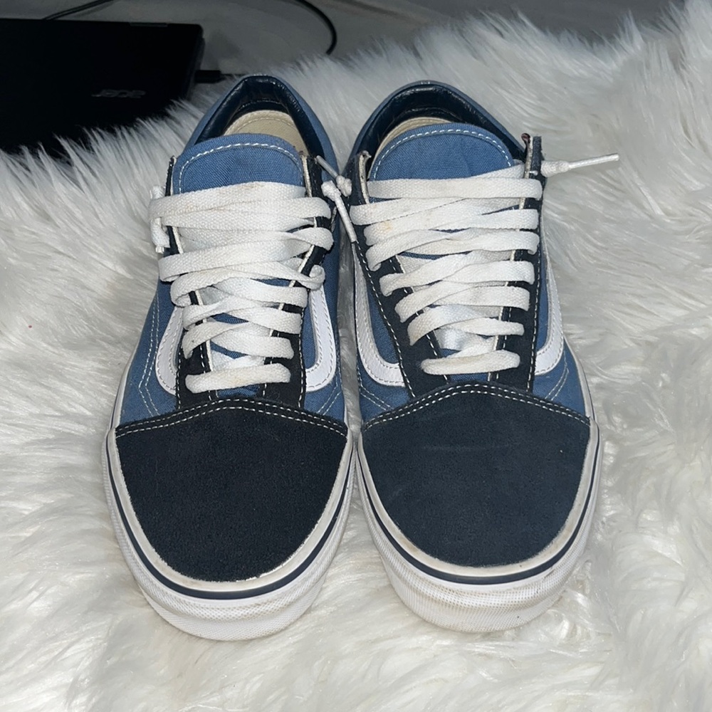 Navy blue vans size 8.5 W